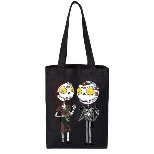 Jack and Sally Canvas Tote Bag