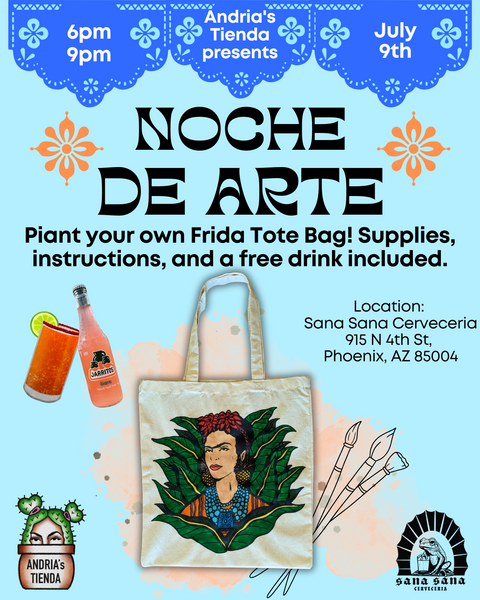 Frida Tote Painting 7/9