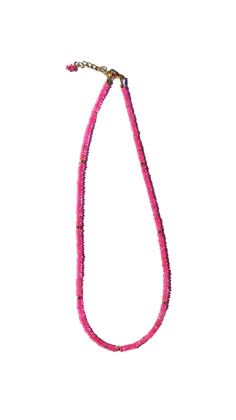 Pink Ethiopian Opal Necklace