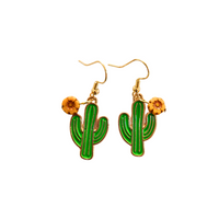 Saguaro  Cactus Earrings