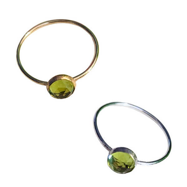 Peridot Gemstone Ring