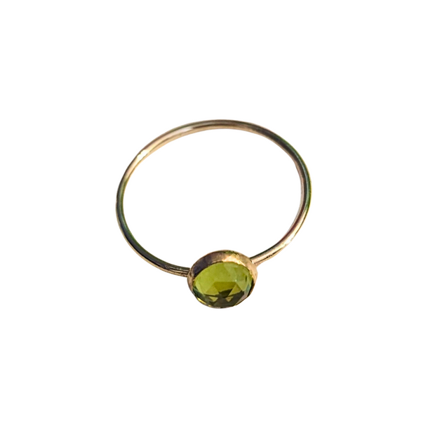 Peridot 14 Karat GF Ring