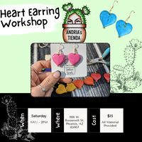 Heart Earring Workshop 1/13/24