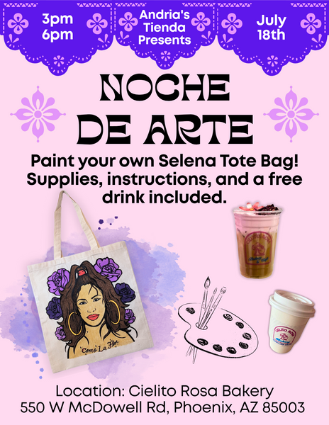 Selena Tote Painting 7/18