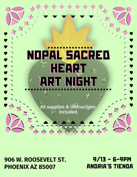 Nopal Sacred Heart
Art Night 9/13