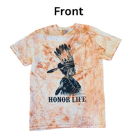 Honor Life Chief T-shirt in Peach