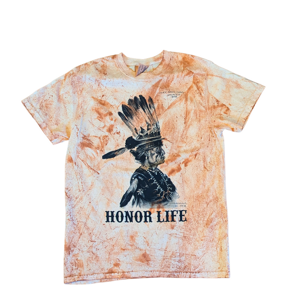 Honor Life Chief T-shirt in Peach