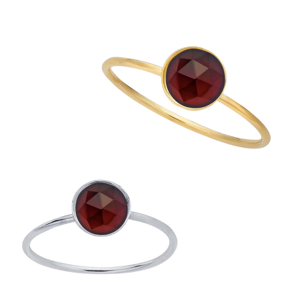 Garnet Gemstone Ring