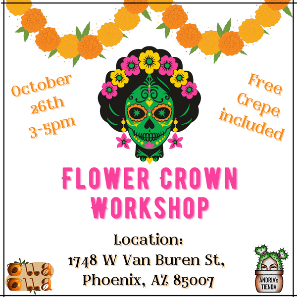 Flower Crown Workshop 10/26