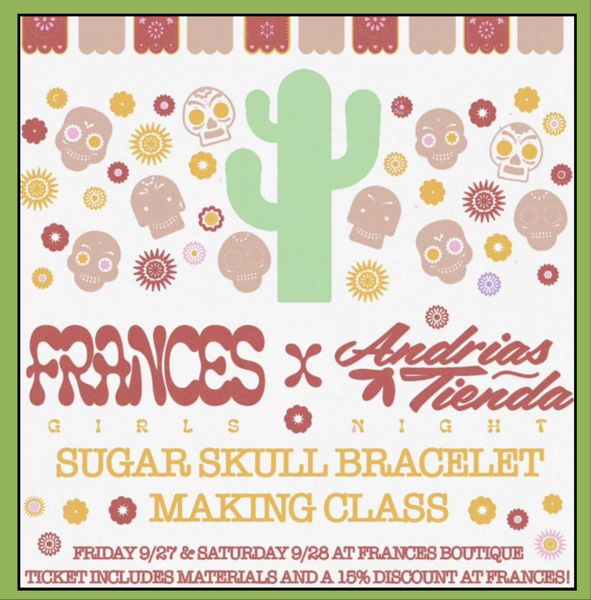 Sugar Skull Bracelet Workshop 9-27