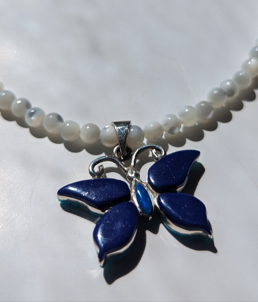Lapis Lazuli Mariposa Necklace
