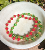Peridot Gold Bracelet