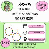 Intro to Beaded Hoop Earrings Workshop