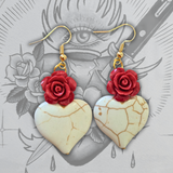 Sacred Hearts In Red & White