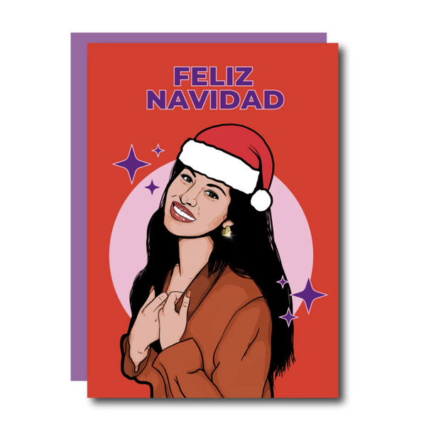Feliz Navidad Selena Greeting Card