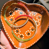 Mexicana XL Wrapped Hoops