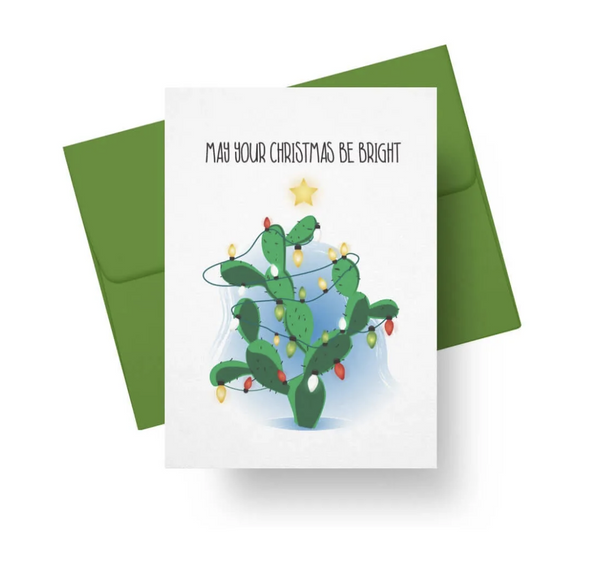 May your Christmas be bright - Christmas card