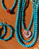 Turquoise Hoops