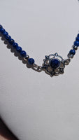 Lapis Lazuli Flower Burst Necklace