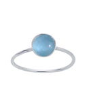 Aquamarine Gemstone Ring