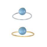 Aquamarine Gemstone Ring