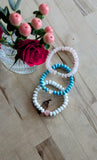Turquoise Howlite Heart Bracelet