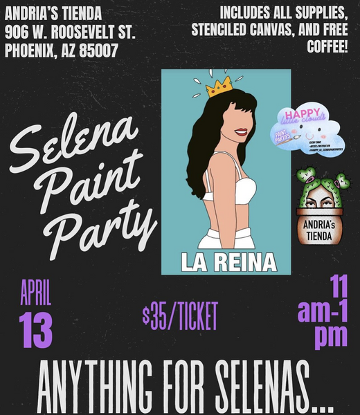Selena Paint Party 4/13/24