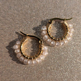 Clear Glass Crystal Mini Hoop