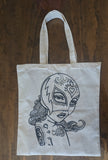 Luchadora Tote Painting 8/20