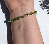 Peridot Gold Bracelet