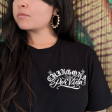 Chingona Por Vida Black T-shirt