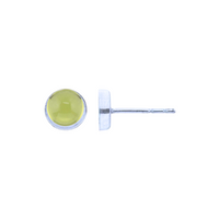 Peridot Gemstone Studs