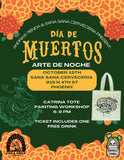 Catrina Tote Painting 10/15
