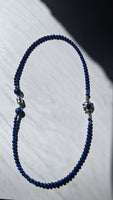 Lapis Lazuli Flower Burst Necklace